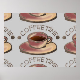 KOFFIE TIME ART POSTER