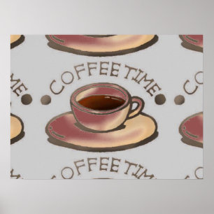 KOFFIE TIME ART POSTER