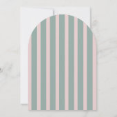 Koffie Tini One Bow Espresso Martini Baby shower Kaart (Achterkant)