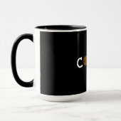 KOFFIE Token Goed voor Een Zwart Mok (Links)