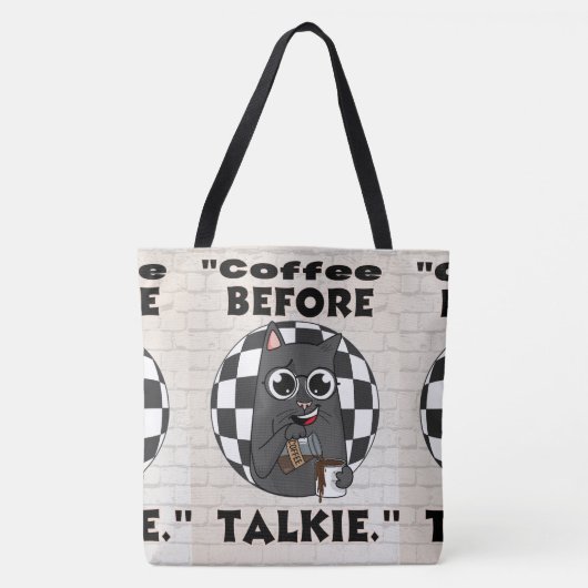 KOFFIE TOTE BAG (Voorkant)