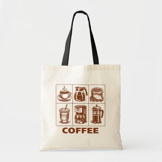 Koffie Tote Bag (Voorkant)