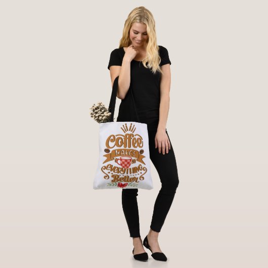 KOFFIE TOTE BAG (Op model)