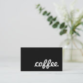 koffie. trouwerekaart klantenkaartje (Staand voorkant)