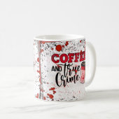 Koffie & True Crime Koffiemok (Voorkant rechts)
