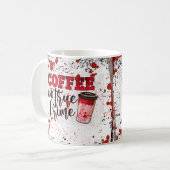 Koffie & True Crime Koffiemok (Voorkant links)