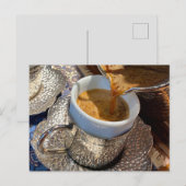 Koffie, Turks koffie-Briefkaart Briefkaart (Voorkant / Achterkant)