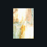 'Koffie' Turquoise en Abstracte kunstschildering v Canvas Afdruk<br><div class="desc">Het afbeelding dat wordt gebruikt om dit product te creëer is een origineel abstract kunstschilderij van T30 Gallery.</div>
