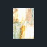 'Koffie' Turquoise en Abstracte kunstschildering v Canvas Afdruk<br><div class="desc">Het afbeelding dat wordt gebruikt om dit product te creëer is een origineel abstract kunstschilderij van T30 Gallery.</div>