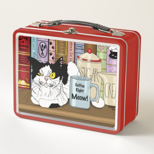 Koffie Tuxedo Kat Grappig (Voorkant)