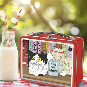 Koffie Tuxedo Kat Grappig