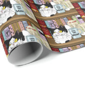 Koffie Tuxedo Kat Grappig Cadeaupapier (Rol Hoek)
