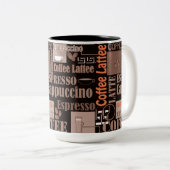 Koffie Tweekleurige Koffiemok (Voorkant rechts)