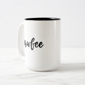 Koffie Tweekleurige Koffiemok (Voorkant links)