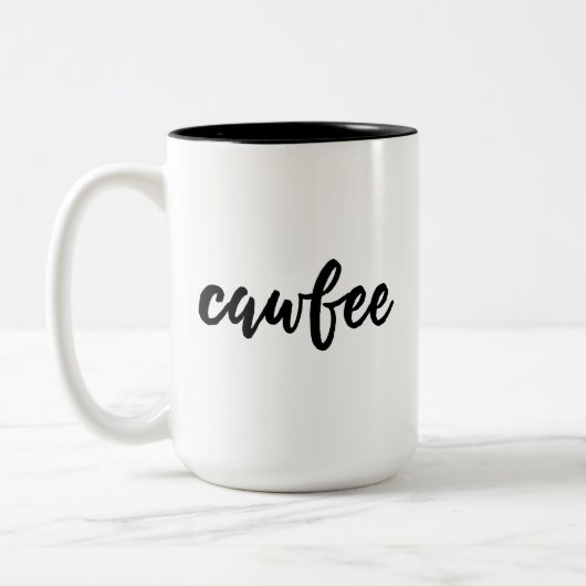 Koffie Tweekleurige Koffiemok (Links)