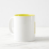 Koffie Tweekleurige Koffiemok (Voorkant links)