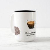 Koffie Tweekleurige Koffiemok (Voorkant links)
