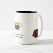 Koffie Tweekleurige Koffiemok (Voorkant rechts)