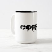 Koffie Tweekleurige Koffiemok (Voorkant links)