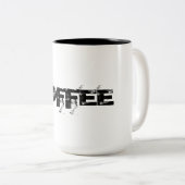 Koffie Tweekleurige Koffiemok (Voorkant rechts)