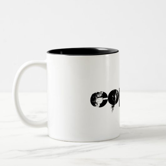 Koffie Tweekleurige Koffiemok (Links)