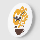 Koffie Typografie voor koffieminnaar Grote Klok (Hoek)