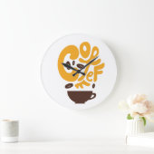 Koffie Typografie voor koffieminnaar Grote Klok (Huis)