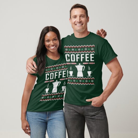 Koffie Ugly KerstSweater T-shirt (Unisex)