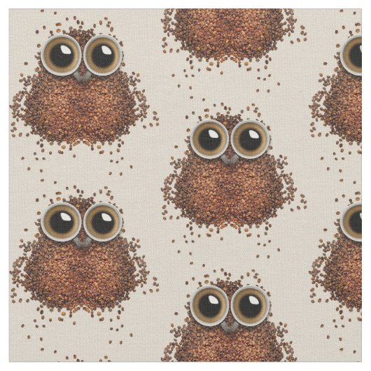Koffie Uil stof (Close Up)
