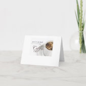 Koffie uitnodiging (Elegant) (Achterkant)