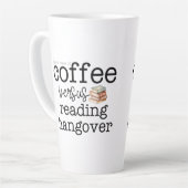 Koffie v Lezen Kater Latte Mok (Linkerhoek)