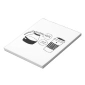 Koffie Valentijnse liefde Notitieblok (Linkerzijde)