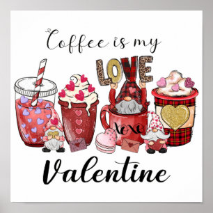 Koffie-Valentijnse   Valentijn Cadeau   FEESTDAGEN Poster