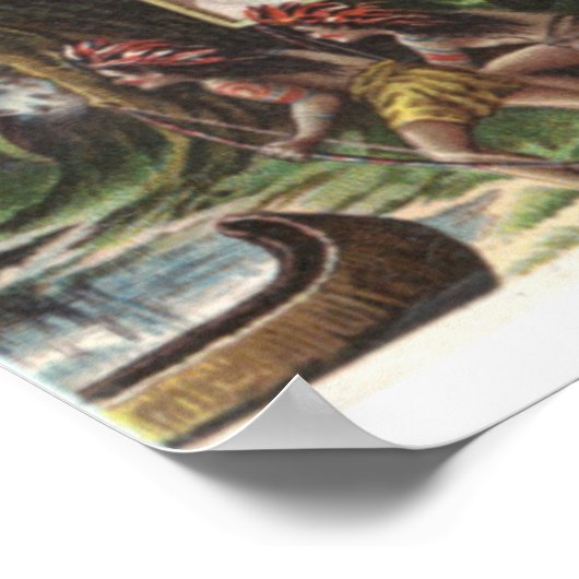  koffie van Arbuckle Bros Poster (Hoek)