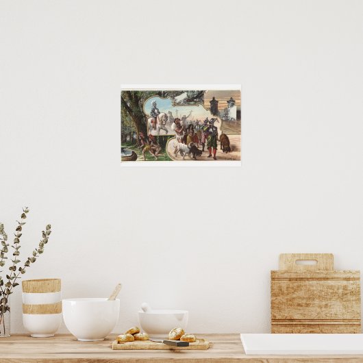  koffie van Arbuckle Bros Poster (Keuken)