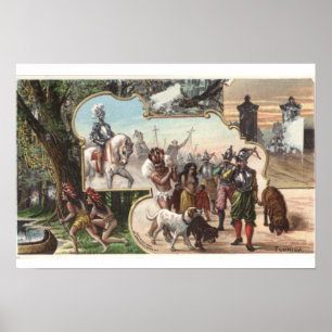 koffie van Arbuckle Bros Poster