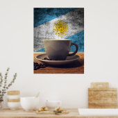 Koffie van Argentinië Poster (Keuken)