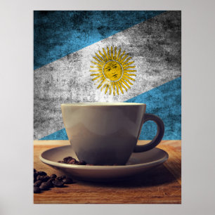 Koffie van Argentinië Poster