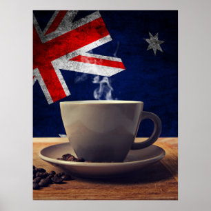 Koffie van Australië Poster