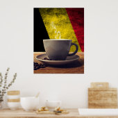 Koffie van België Poster (Keuken)