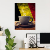 Koffie van België Poster (Thuiskantoor)