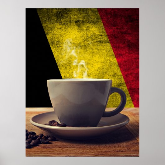 Koffie van België Poster (Voorkant)
