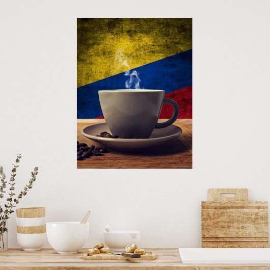 Koffie van Colombia Poster (Keuken)