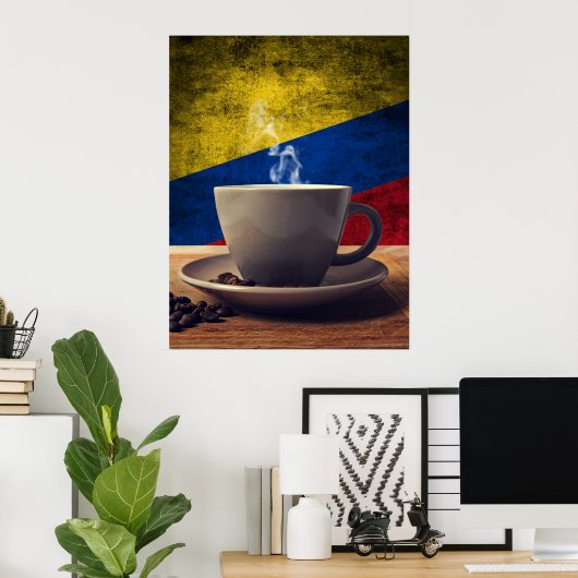 Koffie van Colombia Poster (Thuiskantoor)