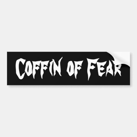 Koffie van de Bumpersticker van de angst (Voorkant)