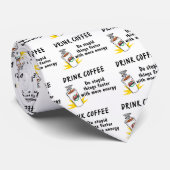 Koffie van de Drink gaat sneller met.... Stropdas (Opgerold)