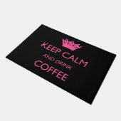 KOFFIE VAN DE HOOGTE EN VAN DE Drink Deurmat (Schuin)