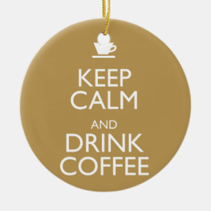 KOFFIE VAN DE HOOGTE EN VAN DE DRINK KERAMISCH ORNAMENT