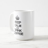 KOFFIE VAN DE HOOGTE EN VAN DE DRINK KOFFIEMOK (Voorkant links)