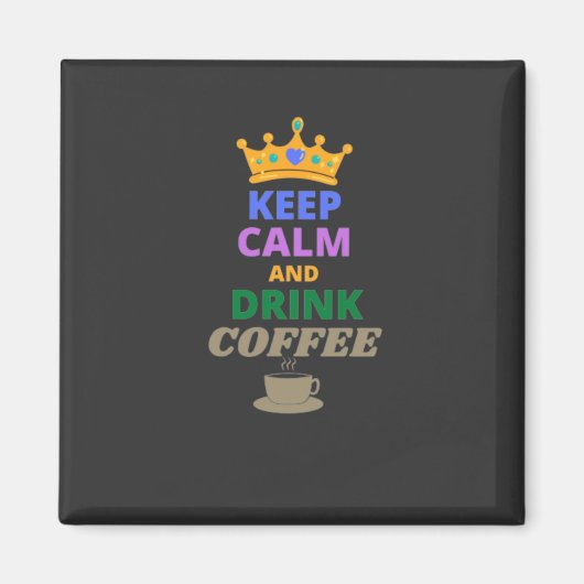 KOFFIE VAN DE HOOGTE EN VAN DE DRINK MAGNEET (Voorkant)